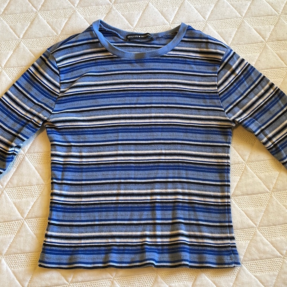 Blue Striped Long Sleeve